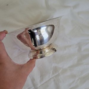 Silver plated trophy bowl